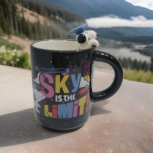 NEW!‎ Peanuts Snoopy 3D Graduation Coffee Tea Mug ''The Sky Is The Limit!''